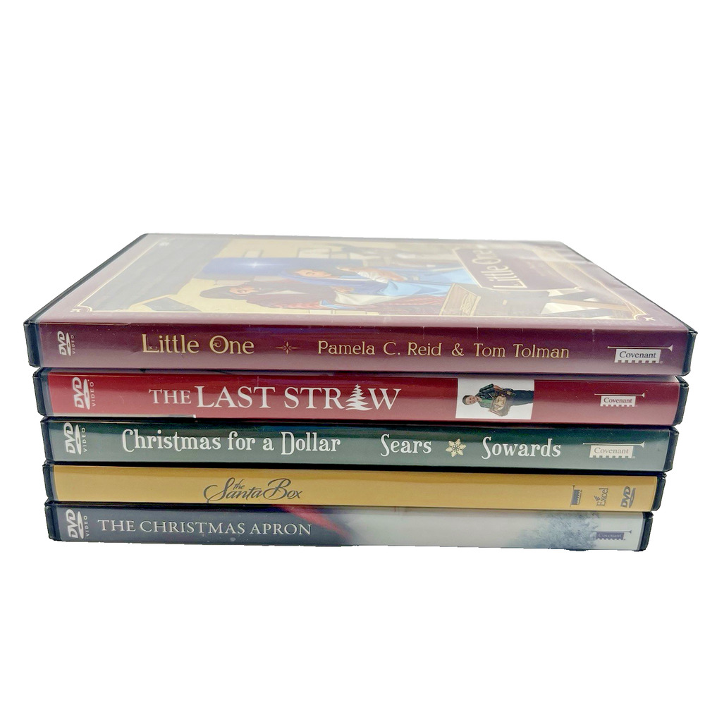 Christmas Family Movie DVD Lot of 5 Holiday Faith Films Christian Bundle Set